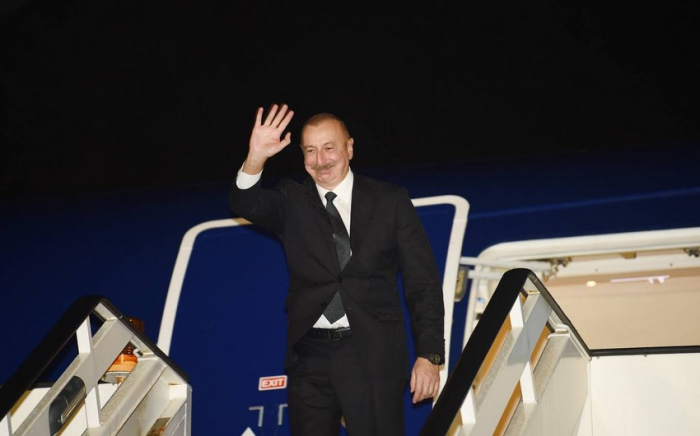 Ilham Aliyev a terminé sa visite à Saint-Pétersbourg