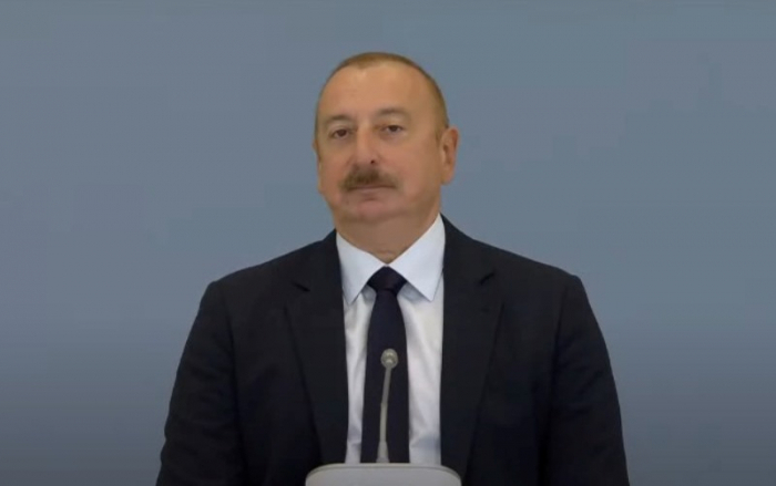  Ilham Aliyev : Lorsque nous avons restauré notre souveraineté, il y avait un nombreux contingent arménien au Karabagh 