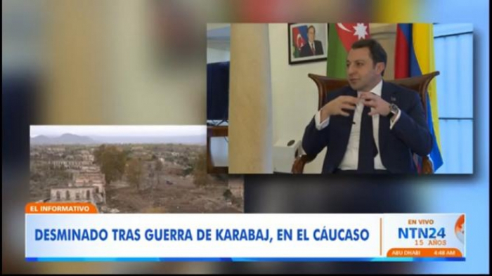 Colombian TV Channel broadcast interview with Azerbaijan’s Deputy FM