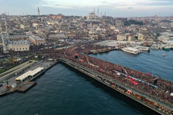 Türkiyə tarixinin ən böyük yürüşlərindən biri keçirilib