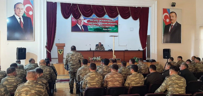 Officers and psychologists attend training-methodical sessions on moral-psychological support -Azerbaijan MoD