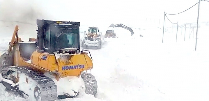   Azerbaijani army continues to serve in any weather conditions  