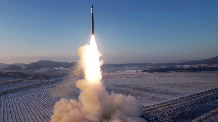 N.Korea says it tested solid-fuel ballistic missile with hypersonic weapon