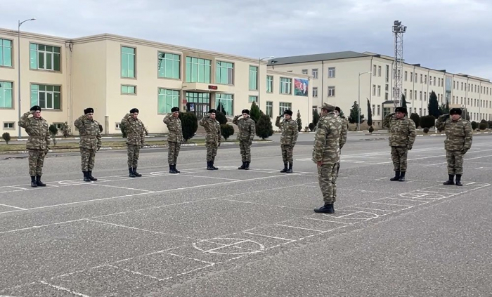   Azerbaijan continues admission of new conscripts in military units  