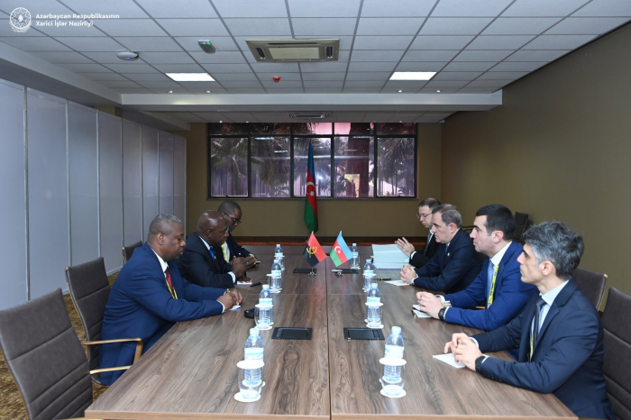   Azerbaijani FM meets with Angolan counterpart  