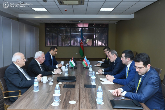 Azerbaijan supports solution of Palestinian issue on basis of int’l law - FM