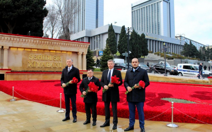 Kanevski Şəhidlər xiyabanını ziyarət edib