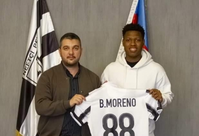 Neftchi Baku sign Colombian striker Brayan Moreno