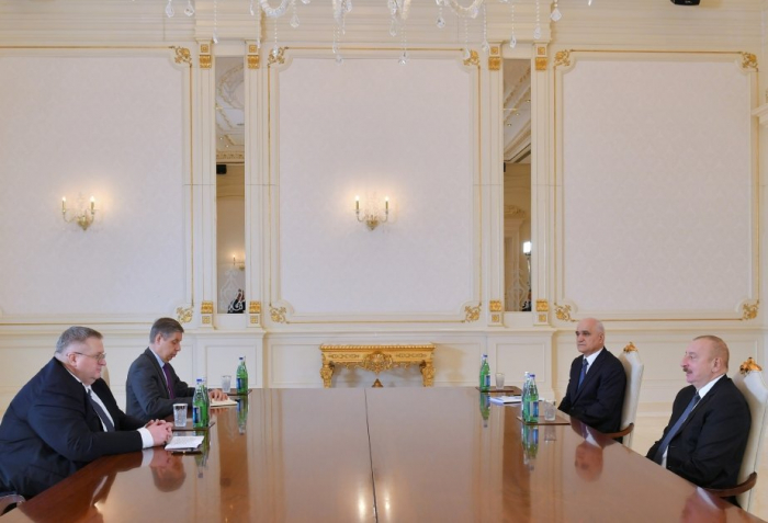 President Ilham Aliyev receives Russian Deputy PM 