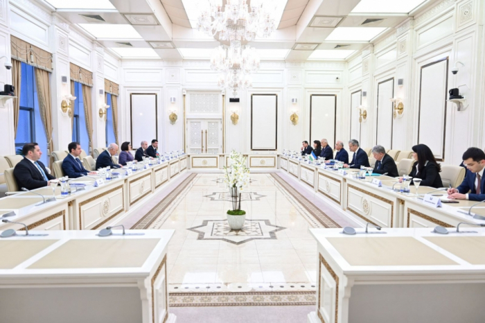 Speaker of Azerbaijan`s Parliament holds meeting with Uzbek delegation