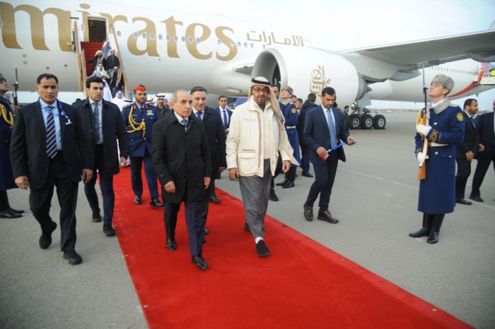   UAE President arrives in Azerbaijan for official visit  