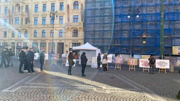   Azerbaijanis stage protest rally in Czech Republic against Armenia