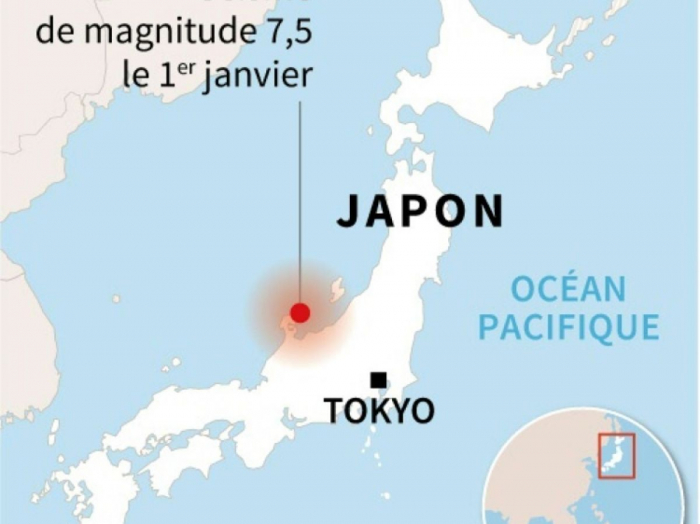 Alerte au tsunami au Japon après une série de puissants séismes