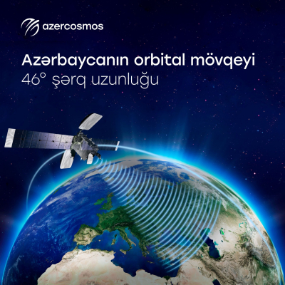  Azərbaycan kosmosda orbital mövqeyə malikdir 