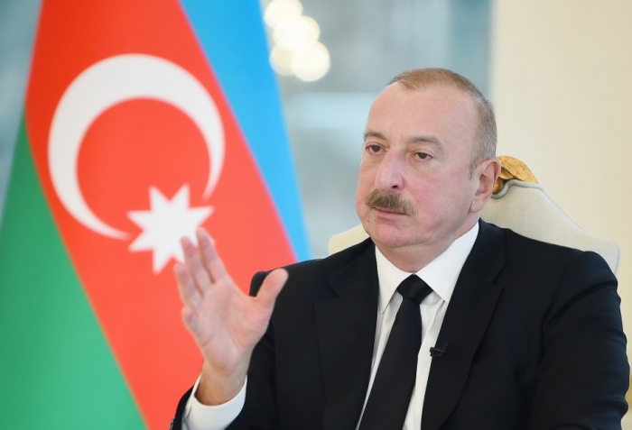 President Ilham Aliyev`s TV interview highlights detention of Azerbaijani journalist in New Caledonia