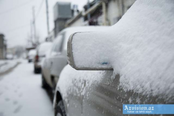   Bakıya qar yağacaq,  temperatur 10 dərəcə düşəcək 