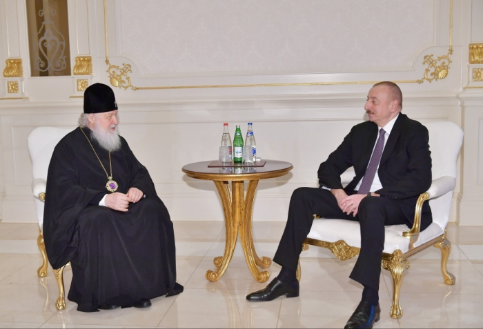   El patriarca Kirill felicita al presidente de Azerbaiyán  