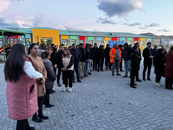   Voting underway in Aghali village in Azerbaijan