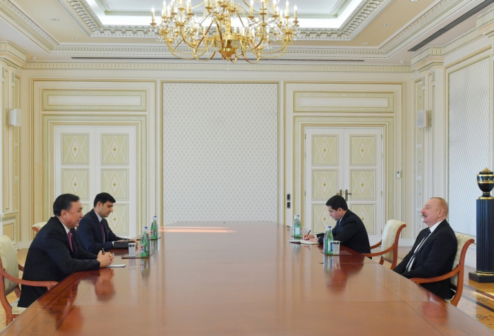  Ilham Aliyev reçoit le secrétaire général de l
