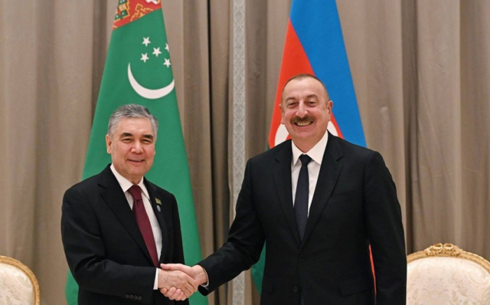  Gurbanguly Berdimuhamedov schickte einen Glückwunschbrief an Ilham Aliyev 