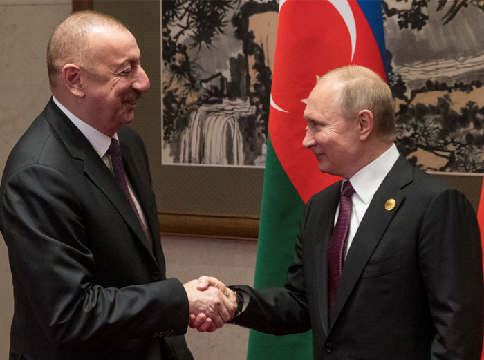  Wladimir Putin richtete einen Glückwunschbrief an Präsident Ilham Aliyev 