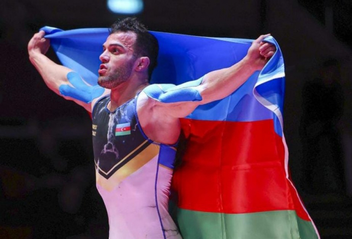 Azerbaijani wrestlers won three medals at European Championships