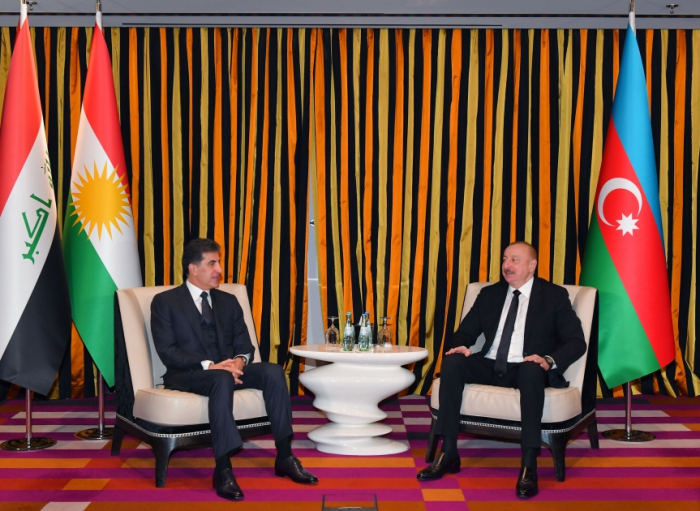  Rencontre du président azerbaïdjanais avec le président du Kurdistan irakien à Munich 