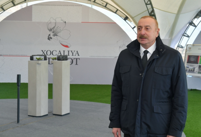 Nous ne pouvions pas considérer notre intégrité territoriale et notre souveraineté complètement restaurées sans Khodjaly (Ilham Aliyev)