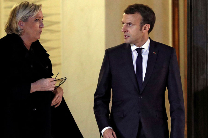 Le Pen də Makronu Ukrayna açıqlamasına görə tənqid etdi