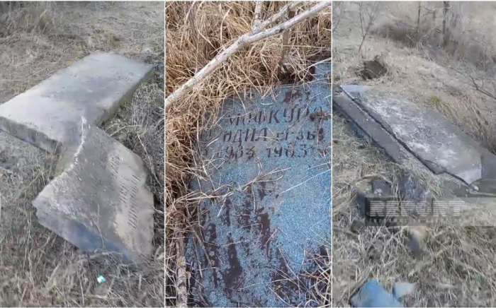   Armenier zerstörten den Friedhof des Dorfes Malibeyli vollständig  