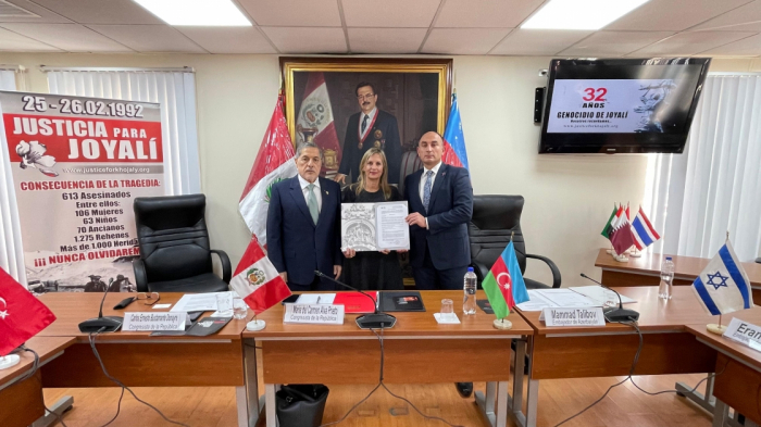   Peruanischer Kongress verabschiedet eine Erklärung zum Jahrestag des Völkermords von Chodschali  