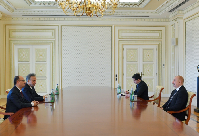  President Ilham Aliyev receives TURKPA Sec-Gen and head of int