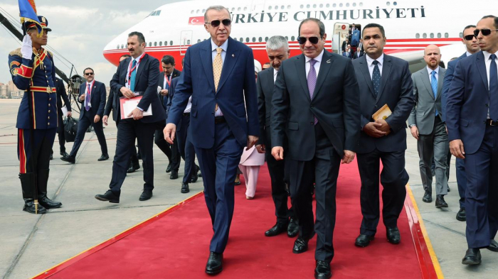 Erdogan arrives in Egypt for first time in 12 years