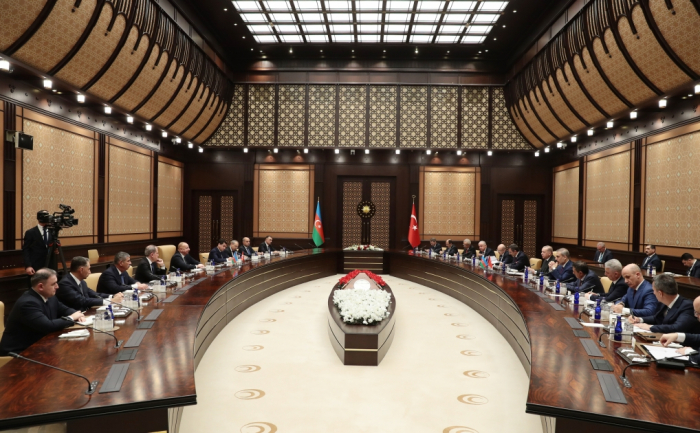  Presidents of Azerbaijan and Türkiye hold expanded meeting 