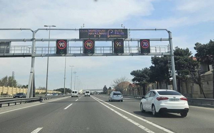 Zığ dairəsi-Hava Limanı yolunda sürət həddi aşağı salınıb  
