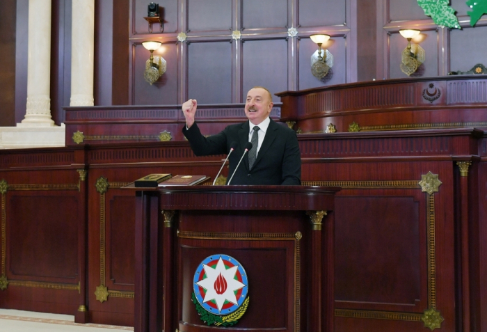 Presidente Ilham Aliyev: “Hoy el pueblo azerbaiyano está unido como un puño, esta unidad debe ser eterna”