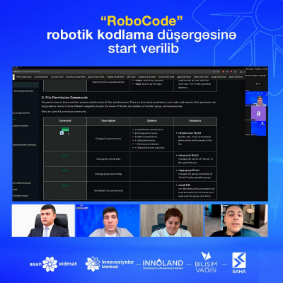  “ASAN xidmət”in “İnnovasiyalar Mərkəzi”i robotik kodlama düşərgəsi təşkil edir 