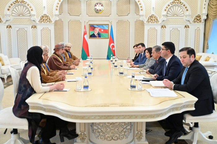   Speaker of Azerbaijan`s Parliament meets with Chairman of Shura Council of Oman  