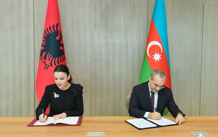   Aserbaidschan und Albanien unterzeichnen ein Wirtschaftskooperationsabkommen  