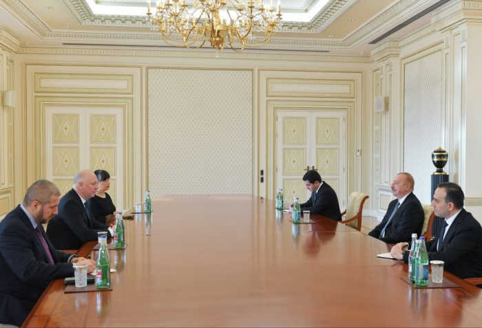   Presidente Ilham Aliyev recibe al Presidente de la Asamblea Nacional de Bulgaria  