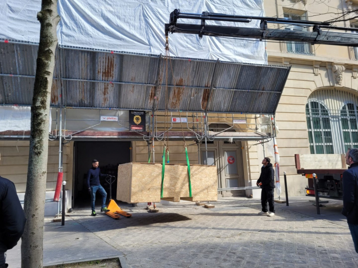 Statue of Azerbaijani poetess damaged in Evian brought to Paris