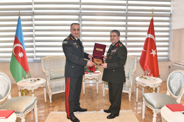 Azerbaijani Ground Forces commander Mirzayev meets Turkish Counterpart
