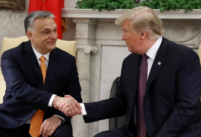 Orban Floridada Trampla görüşüb  
