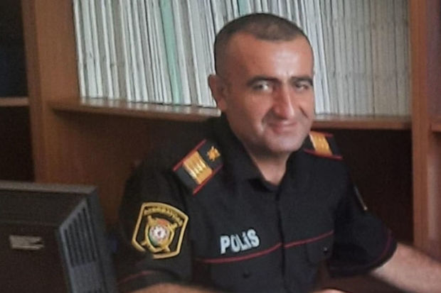 Qəhrəman polisin medalı ailəsinə təqdim edildi    - FOTO     
