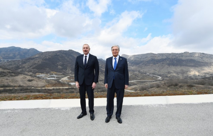  Presidents of Azerbaijan and Kazakhstan visit Shusha city  