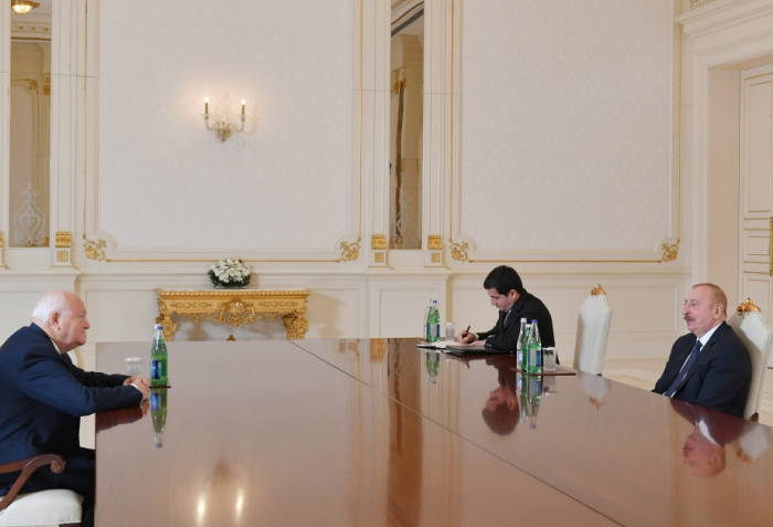   Präsident Aliyev trifft sich mit dem Hohen Vertreter der Vereinten Nationen  