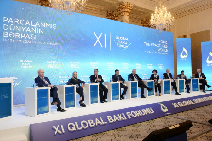 11. Globales Baku-Forum in Baku bietet Podiumsdiskussionen