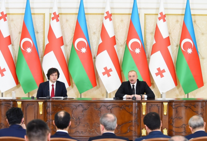 Presidente Ilham Aliyev: "Hoy Azerbaiyán y Georgia se han convertido en países de gran importancia para Eurasia"