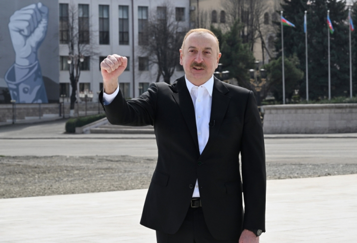   Nous avons fait preuve d’un grand héroïsme lors de la Seconde guerre du Karabagh et dans l’opération antiterroriste (Président Aliyev)  