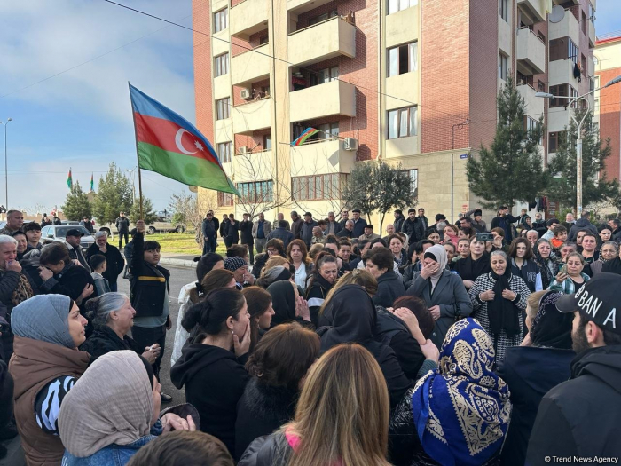 Azerbaijan holds farewell ceremony for persons whose remains were found in Khojaly